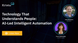 Irene Lyakovetsky with SaugaTalks and John Michelsen, the founder, and CEO of KristaSoft Podcast